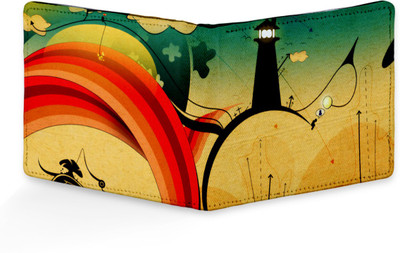 

ezyPRNT Men Multicolor Genuine Leather Wallet(6 Card Slots)