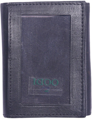 

OODI Men Black Genuine Leather Wallet(7 Card Slots)