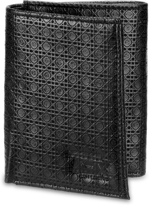 

TSX Men Black Artificial Leather Wallet(8 Card Slots)