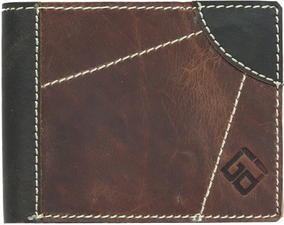 

Giani Bernard Men Brown, Black Genuine Leather Wallet(3 Card Slots), Brown-02