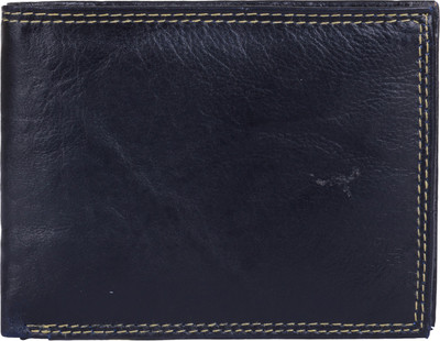 

Reezus Men Black Genuine Leather Wallet(10 Card Slots)