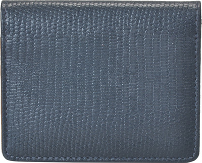 

VALENORE Men Blue Genuine Leather Card Holder(5 Card Slots), Navy blue