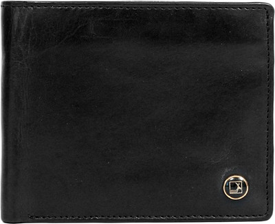 

Da Milano Men Black Genuine Leather Wallet(12 Card Slots)