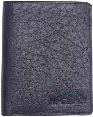 

OODI Men Black Genuine Leather Wallet(7 Card Slots)