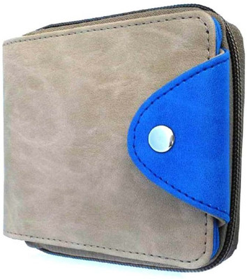 

Anas Girls Beige, Blue Artificial Leather Wallet(10 Card Slots)