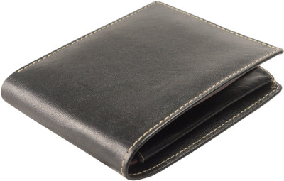 

Imex International Men Black Genuine Leather Wallet(6 Card Slots), Black and cherry combo