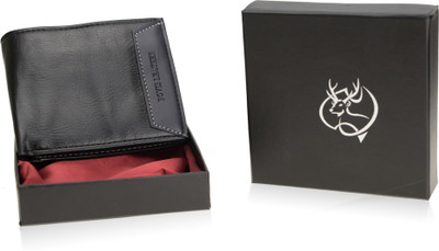 

Bovis Men Black Artificial Leather Wallet(1 Card Slot), Black-14