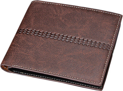

MOBIPHONICS Men Brown Artificial Leather Wallet(11 Card Slots)