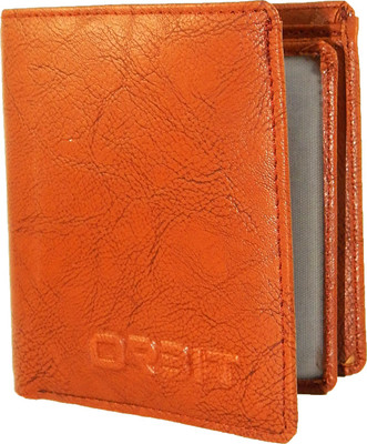 

Orbit Men Brown Genuine Leather Wallet(7 Card Slots)