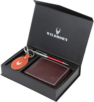 

WildHorn Men Brown Genuine Leather Wallet(6 Card Slots)