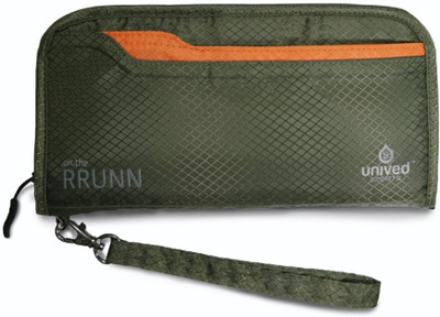 

Unived Men Green Fabric Wallet(5 Card Slots), Military green