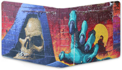 

Shoprider Men Multicolor Canvas, Genuine Leather Wallet(8 Card Slots)