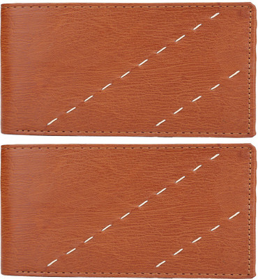 

HT Collections Men Brown Artificial Leather Wallet(6 Card Slots), Wood