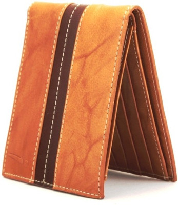 

In Touch Men Brown Genuine Leather Wallet(8 Card Slots)