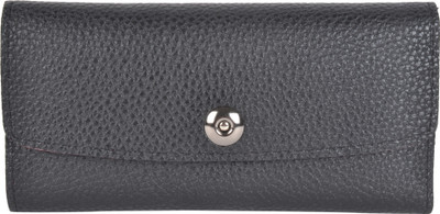 

Kleio Women Black Fabric Wallet(1 Card Slot)