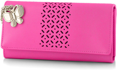 

Butterflies Casual Pink Clutch