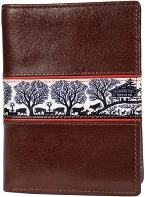

Da Milano Men Brown Genuine Leather Wallet(12 Card Slots)