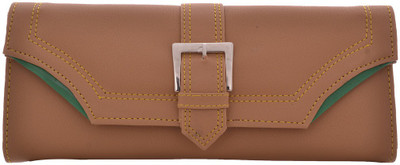 

Cuddle Girls Casual, Formal, Travel, Trendy Multicolor Fabric Wallet(4 Card Slots), Beige