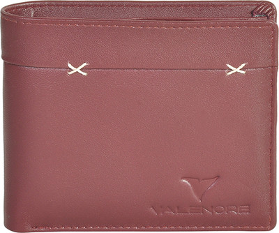 

VALENORE Men Brown Genuine Leather Wallet(4 Card Slots), Reddish brown