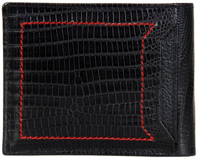 

Hashain Leather Works Boys Black Genuine Leather Wallet(6 Card Slots)