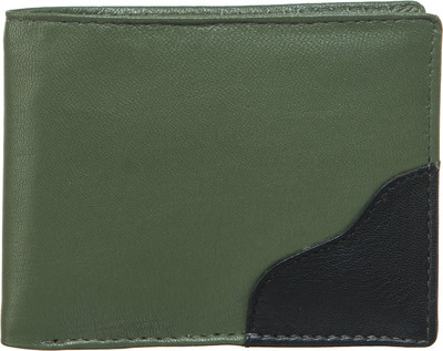 

Goodwill Leather Art Men Green Genuine Leather Wallet(7 Card Slots)