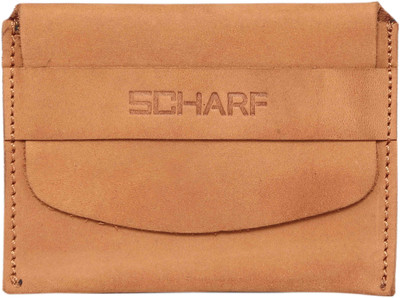 

Scharf Men Brown Genuine Leather Card Holder(6 Card Slots), Brown-mwa53