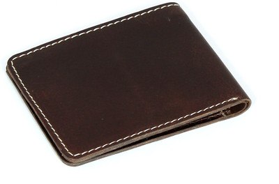 

The Vee Company Boys Maroon Genuine Leather Wallet(6 Card Slots), Dark choclate