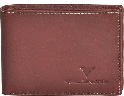 

VALENORE Men Brown Genuine Leather Wallet(6 Card Slots)