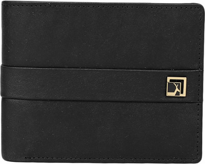 

Da Milano Men Black Genuine Leather Wallet(9 Card Slots)