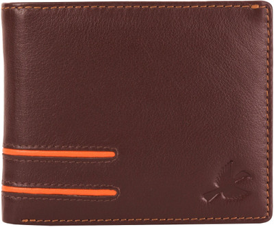 Hornbull Men Brown Genuine Leather Wallet(7 Card Slots)