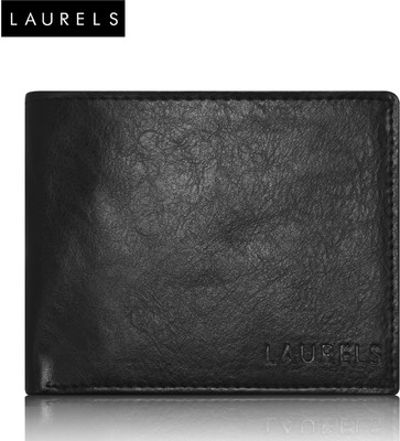 

Laurels Men Black Genuine Leather Wallet(7 Card Slots)