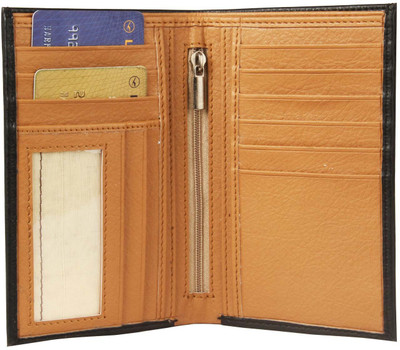 

Via Harp Men Black Artificial Leather Wallet(4 Card Slots)