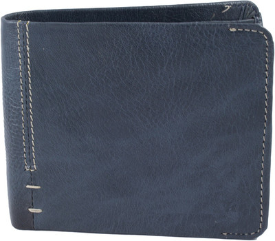 

Zeebros Men Blue Genuine Leather Wallet(6 Card Slots)
