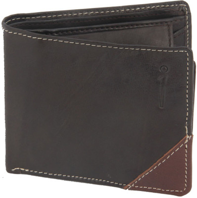 

In Touch Men Brown Genuine Leather Wallet(6 Card Slots)