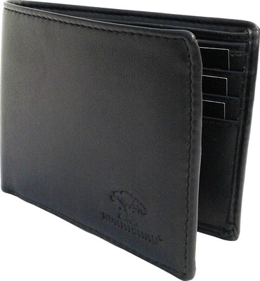 

NUKAICHAU Men Black Artificial Leather Wallet(6 Card Slots), Blk 6a