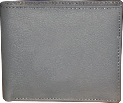 

Style 98 Men Grey Genuine Leather Money Clip(5 Card Slots)