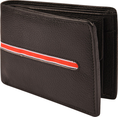 

Death by Color Men Black Genuine Leather Wallet(7 Card Slots)