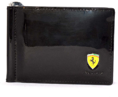 

D'zigners Men Black Genuine Leather Money Clip(8 Card Slots)