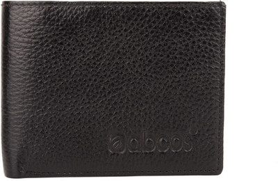

Abcos Men Black Genuine Leather Wallet(7 Card Slots), Mgw0k20black