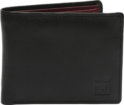 

Regnum Men Black Genuine Leather Wallet(6 Card Slots)