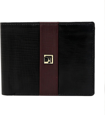 

Da Milano Men Black Genuine Leather Wallet(12 Card Slots)