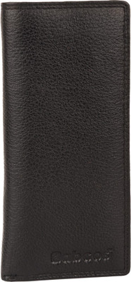 

Abcos Men Black Genuine Leather Wallet(18 Card Slots), W01000-black