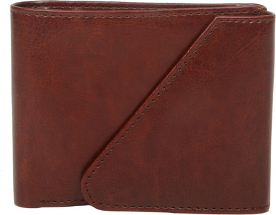 

Hashain Leather Works Men Tan Genuine Leather Wallet(5 Card Slots), Black
