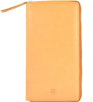 

Le Craf Men Tan Genuine Leather Document Holder(8 Card Slots), Tan-14