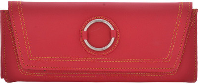 

Cuddle Girls Casual, Formal, Travel, Trendy Multicolor Fabric Wallet(4 Card Slots), Red