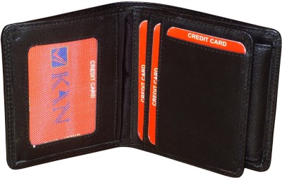 

Kan Men Black Genuine Leather Document Holder(7 Card Slots)