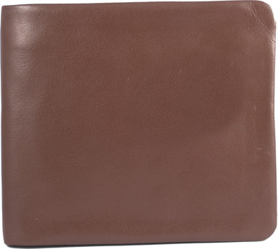 

Accezory Men Brown Genuine Leather Wallet(3 Card Slots)