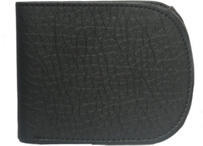 

Fashion ALW Men Black Artificial Leather Wallet(5 Card Slots)