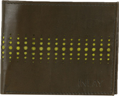 

INLAY Boys Brown Genuine Leather Wallet(8 Card Slots)