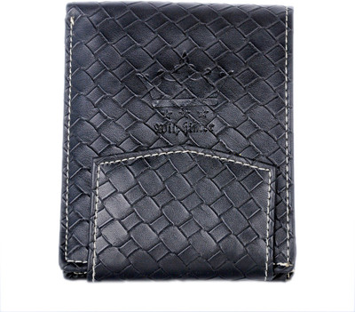 

Wilphimer Men Black Genuine Leather Wallet(5 Card Slots), Multicolor